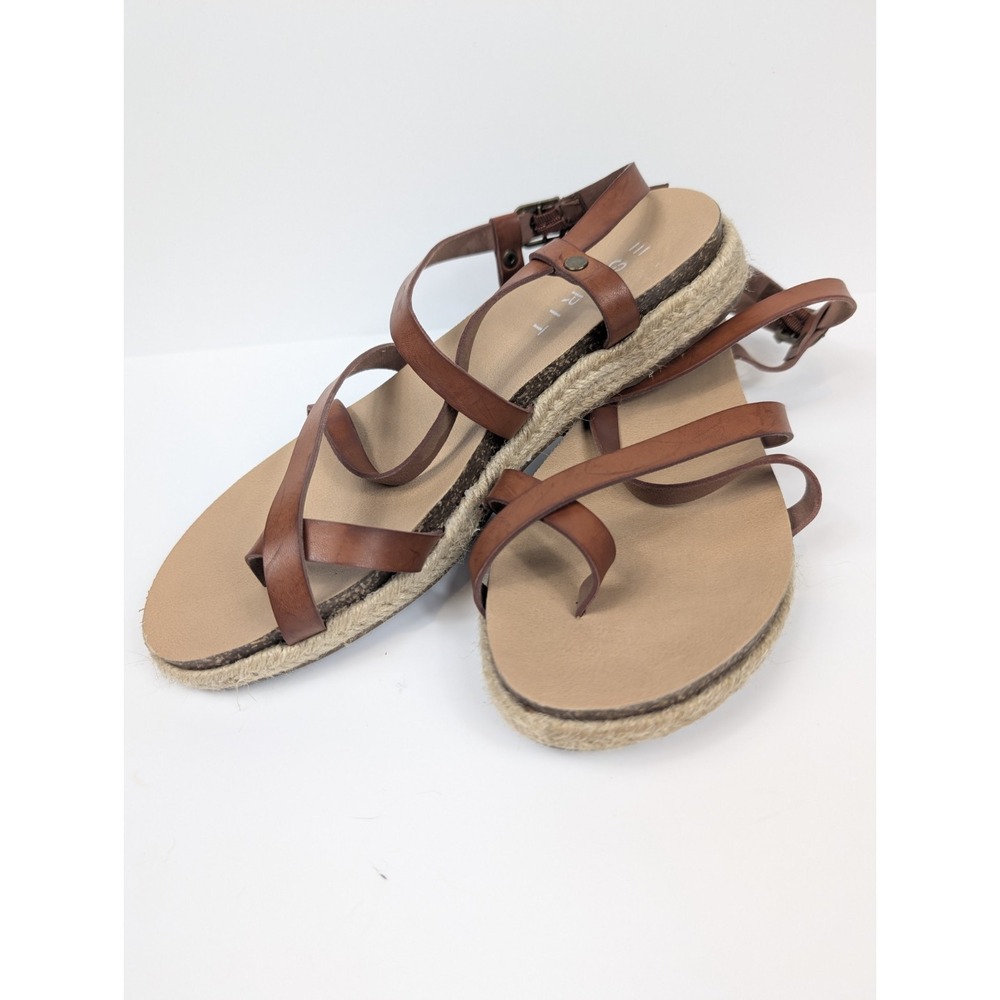 Esprit Judy Brown Espadrille Wedge Sandals Women's Size 8M - Picture 3 of 5